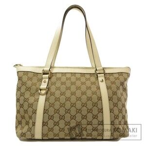 Gucci Abbey Tote bag GG Canvas Beige Cream